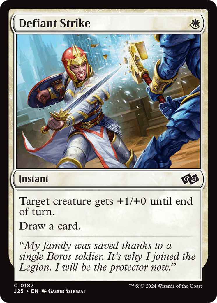 Defiant Strike [Foundations Jumpstart] | Jomio and Rueliete's Cards and Comics