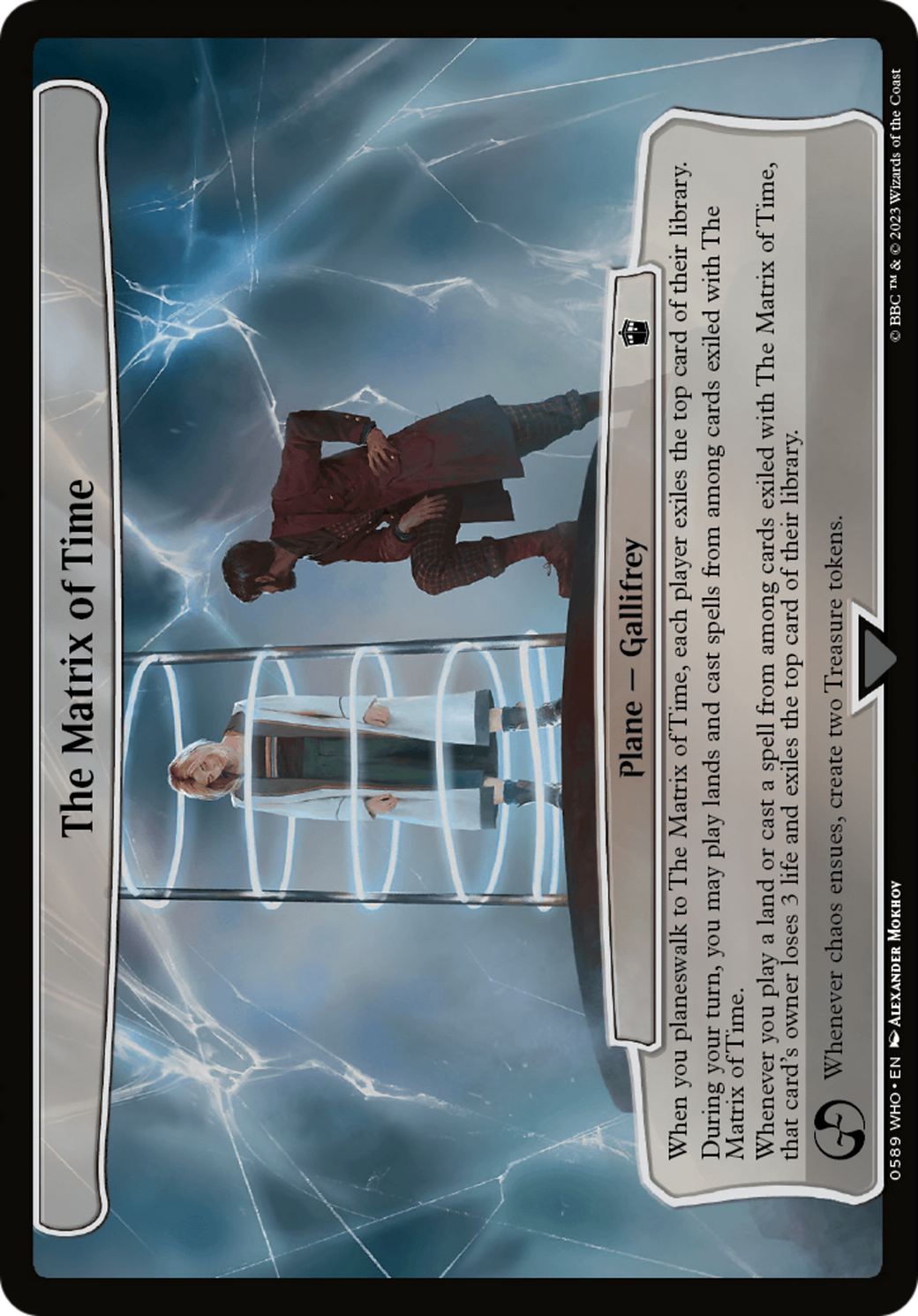 The Matrix of Time [Doctor Who] | Jomio and Rueliete's Cards and Comics