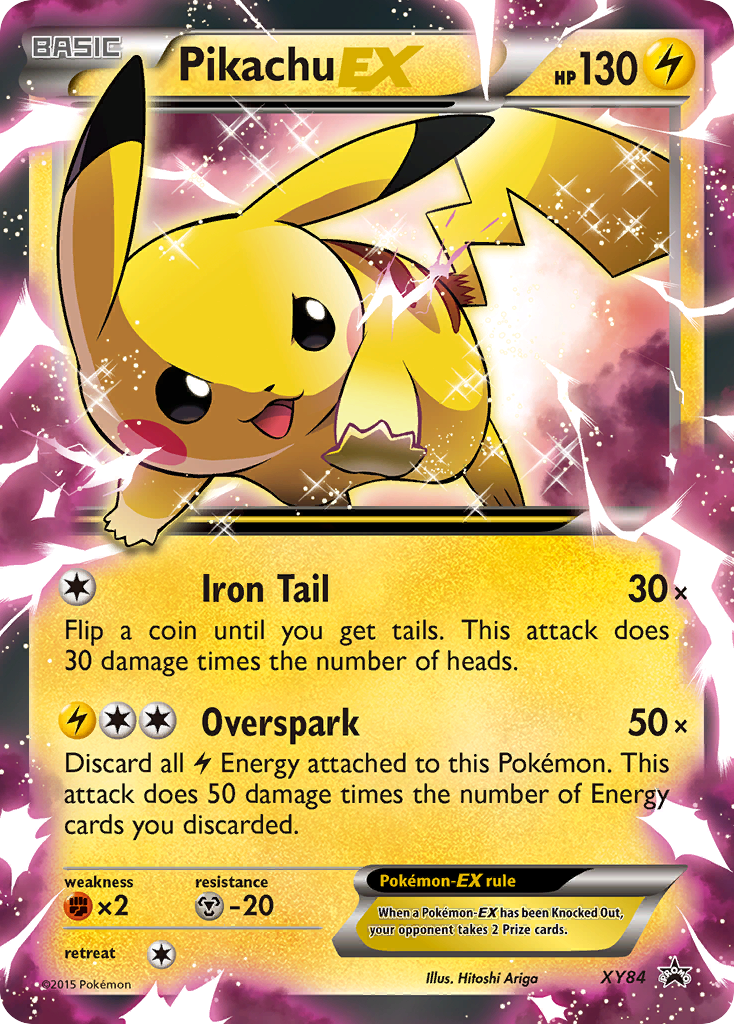 Pikachu EX (XY84) [XY: Black Star Promos] | Jomio and Rueliete's Cards and Comics