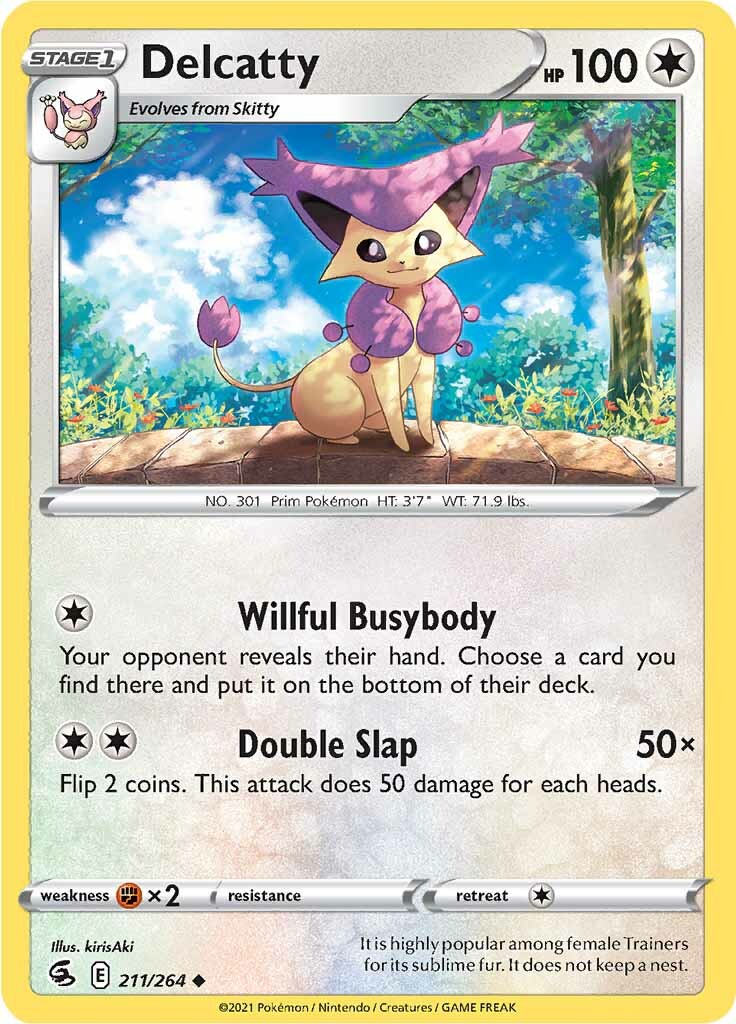 Delcatty (211/264) [Sword & Shield: Fusion Strike] | Jomio and Rueliete's Cards and Comics