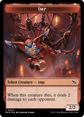 Thopter (0020) // Imp Double-Sided Token [Murders at Karlov Manor Tokens] | Jomio and Rueliete's Cards and Comics