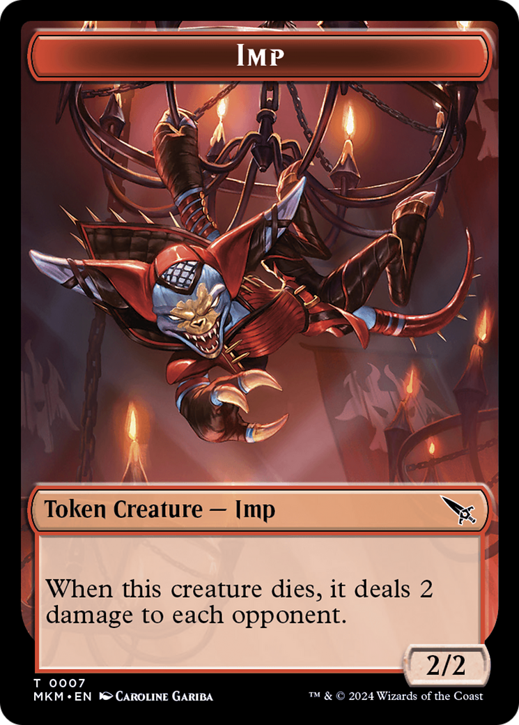 Imp Token [Murders at Karlov Manor Tokens] | Jomio and Rueliete's Cards and Comics