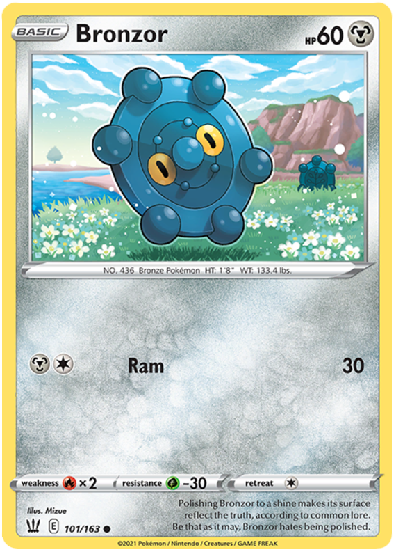 Bronzor (101/163) [Sword & Shield: Battle Styles] | Jomio and Rueliete's Cards and Comics