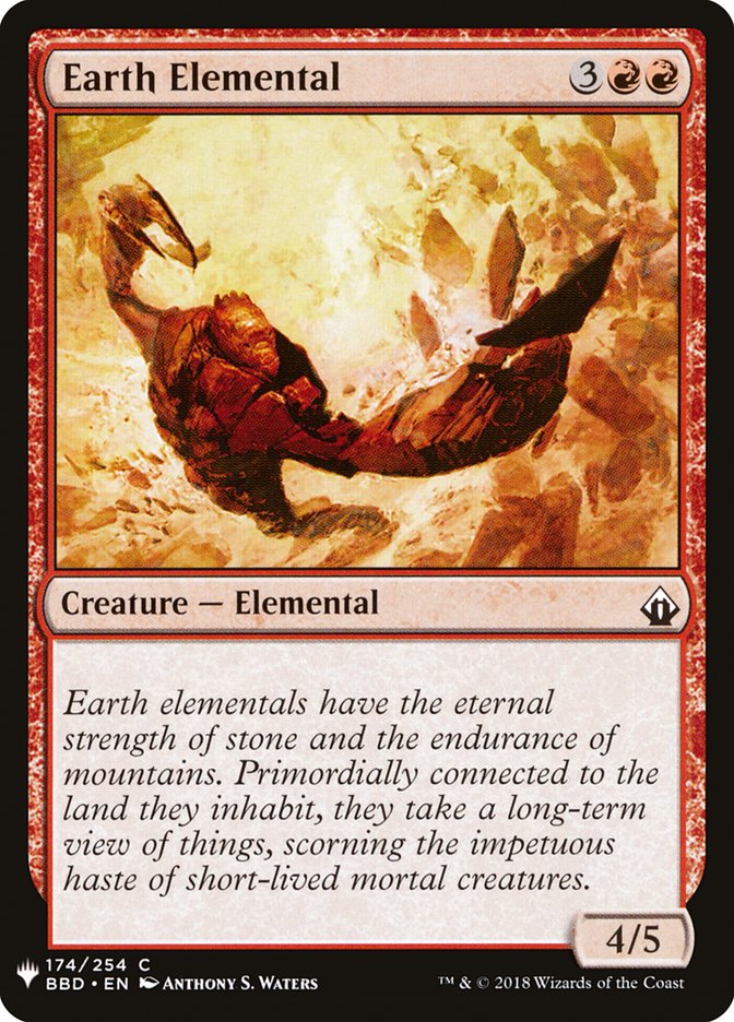 Earth Elemental [Mystery Booster] | Jomio and Rueliete's Cards and Comics