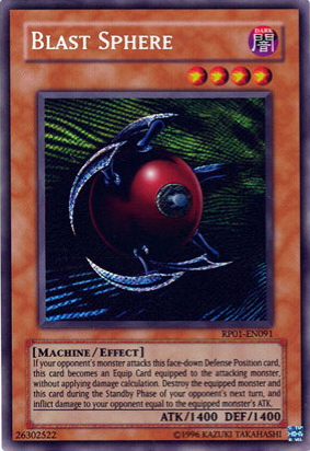 Blast Sphere [RP01-EN091] Secret Rare | Jomio and Rueliete's Cards and Comics