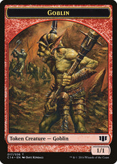 Goblin // Goat Double-Sided Token [Commander 2014 Tokens] | Jomio and Rueliete's Cards and Comics