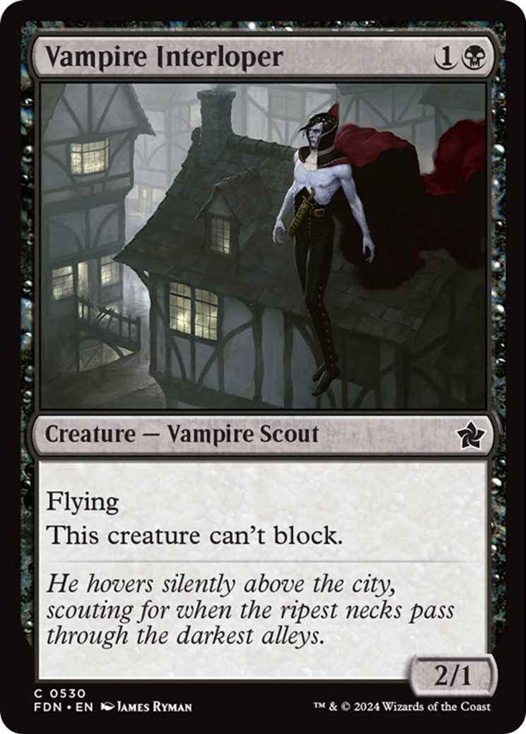 Vampire Interloper [Foundations] | Jomio and Rueliete's Cards and Comics