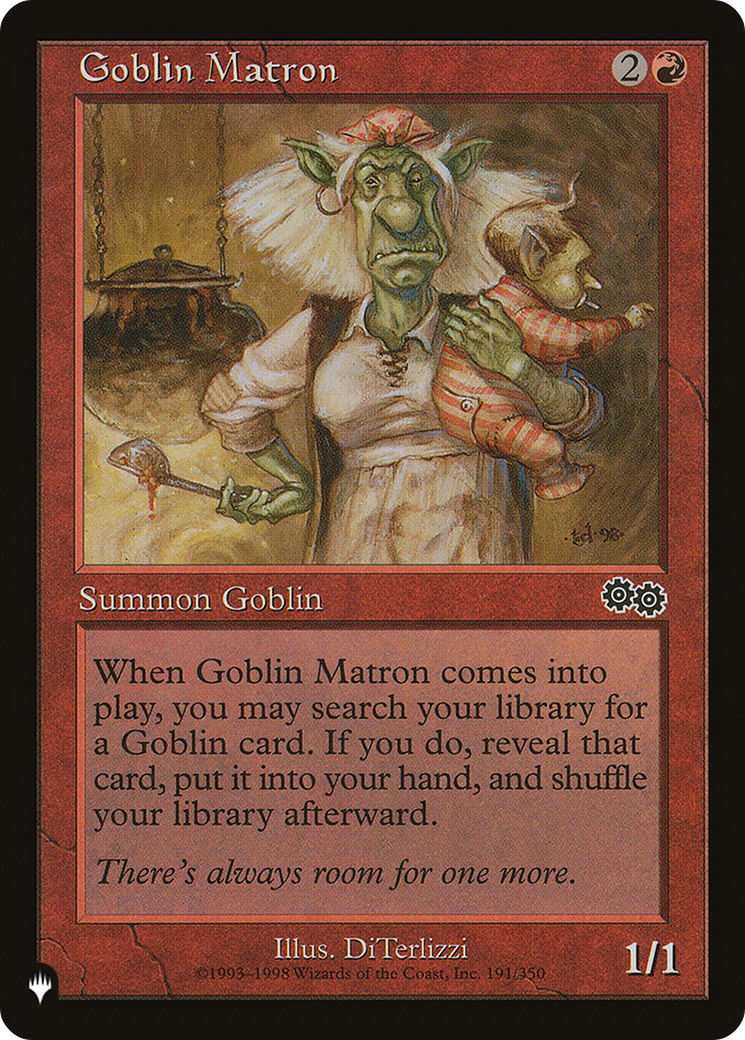 Goblin Matron (USG) [The List] | Jomio and Rueliete's Cards and Comics