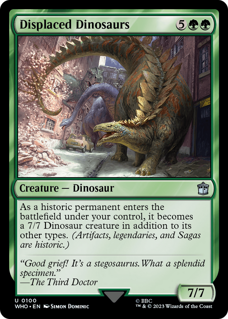 Displaced Dinosaurs [Doctor Who] | Jomio and Rueliete's Cards and Comics