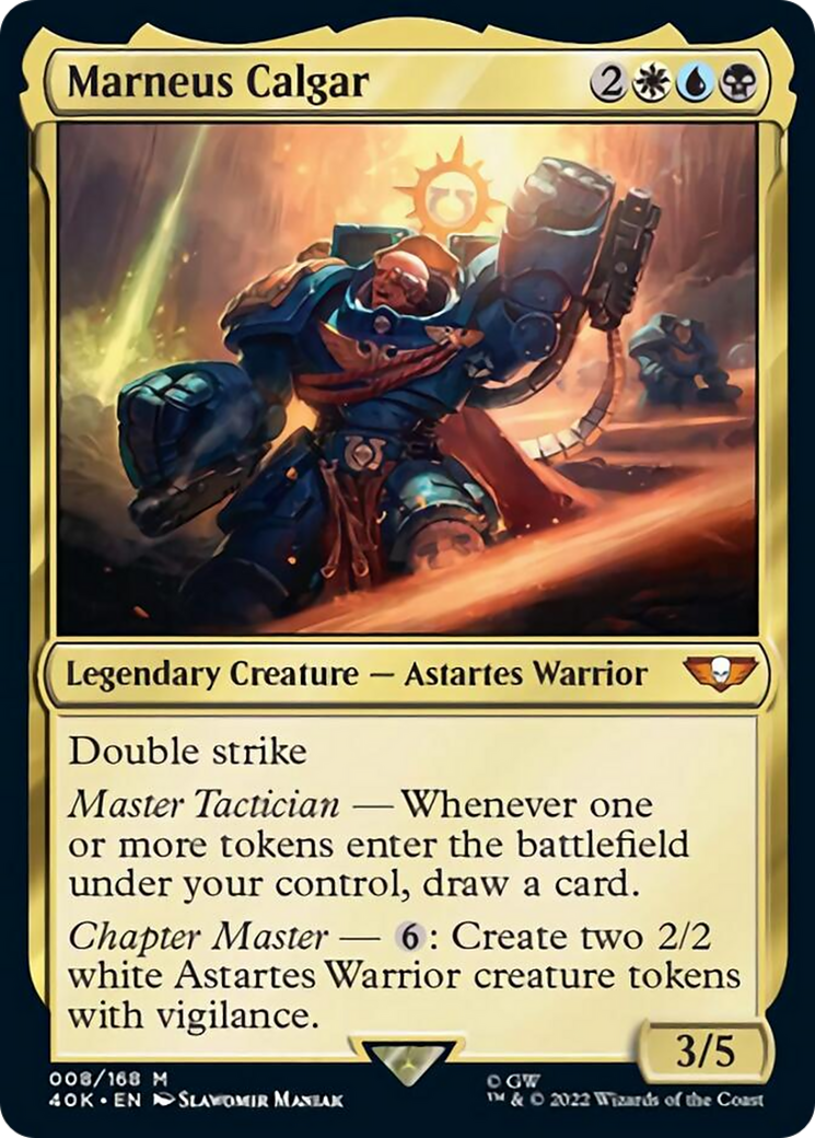 Marneus Calgar (Surge Foil) [Warhammer 40,000] | Jomio and Rueliete's Cards and Comics