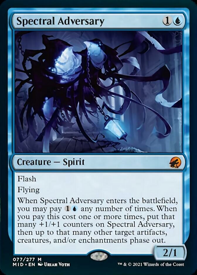 Spectral Adversary [Innistrad: Midnight Hunt] | Jomio and Rueliete's Cards and Comics