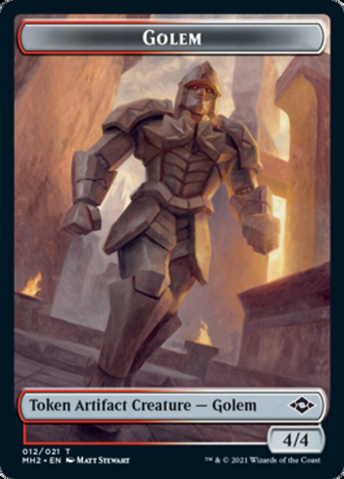 Clue (15) // Golem Double-Sided Token [Modern Horizons 2 Tokens] | Jomio and Rueliete's Cards and Comics