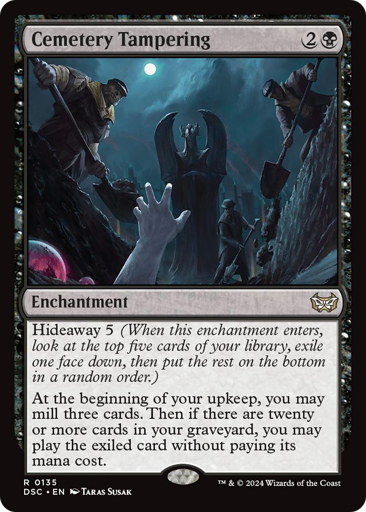 Cemetery Tampering [Duskmourn: House of Horror Commander] | Jomio and Rueliete's Cards and Comics