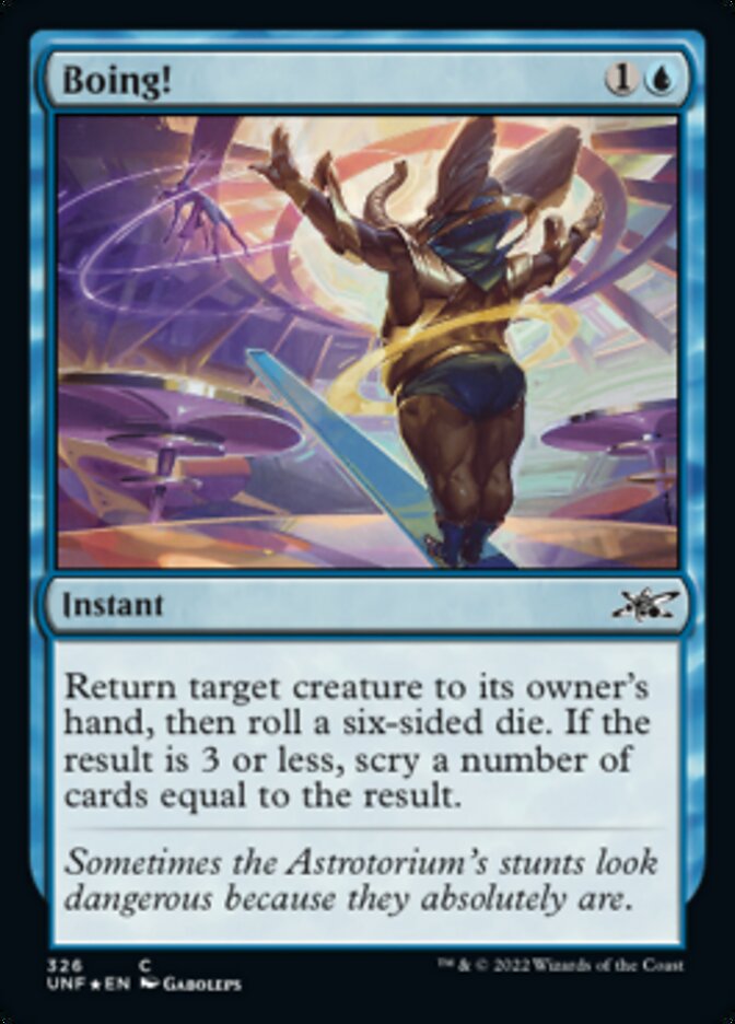 Boing! (Galaxy Foil) [Unfinity] | Jomio and Rueliete's Cards and Comics