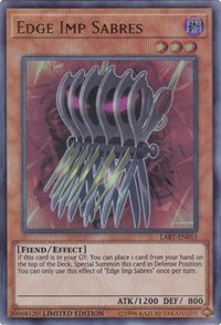 Edge Imp Sabres [LART-EN015] Ultra Rare | Jomio and Rueliete's Cards and Comics