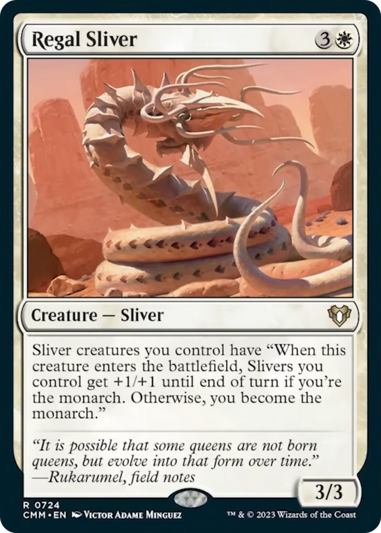 Regal Sliver [Commander Masters] | Jomio and Rueliete's Cards and Comics