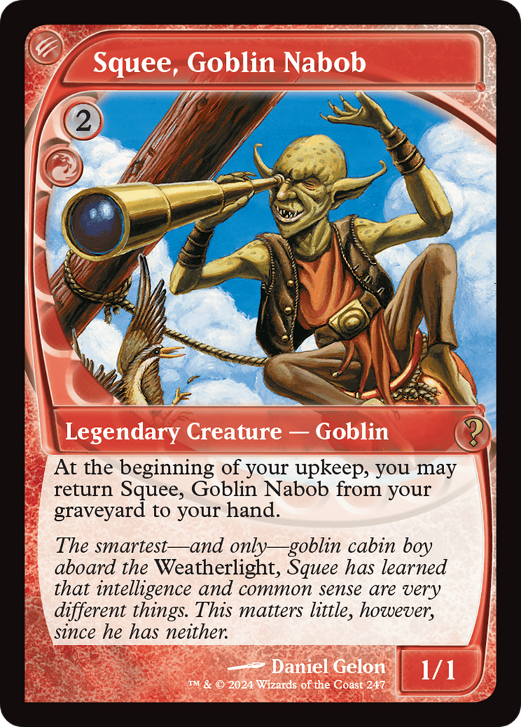 Squee, Goblin Nabob (Future Sight) [Mystery Booster 2] | Jomio and Rueliete's Cards and Comics