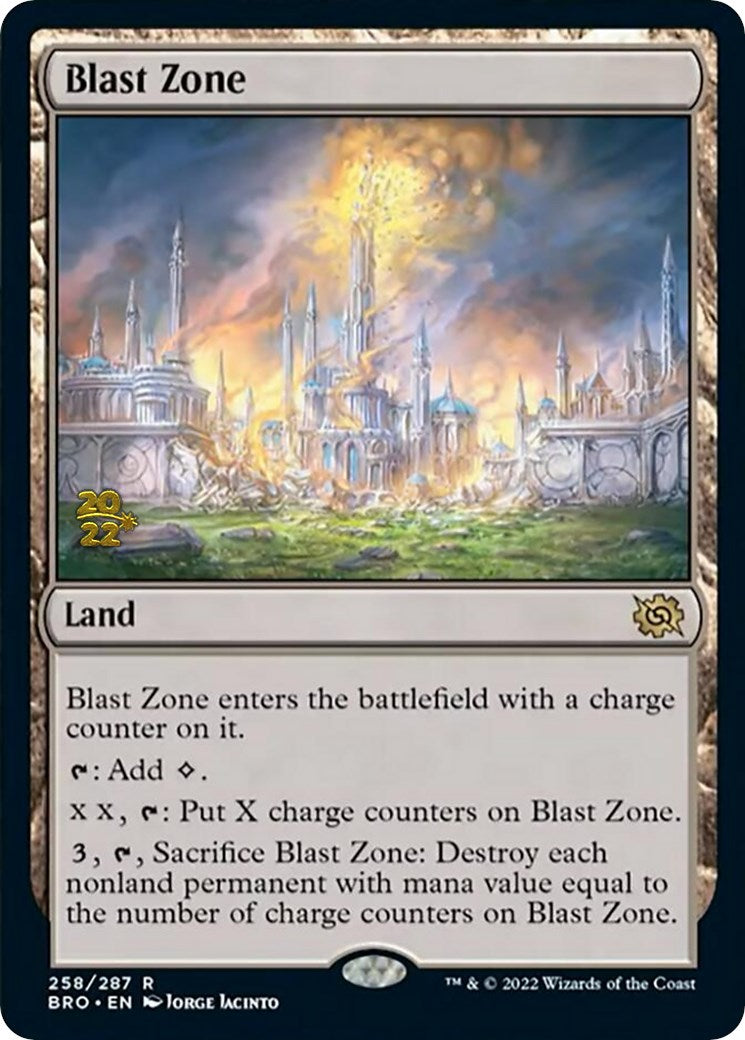 Blast Zone (258) [The Brothers' War Prerelease Promos] | Jomio and Rueliete's Cards and Comics