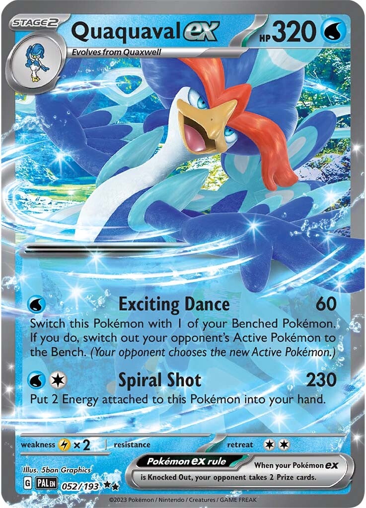 Quaquaval ex (052/193) [Scarlet & Violet: Paldea Evolved] | Jomio and Rueliete's Cards and Comics