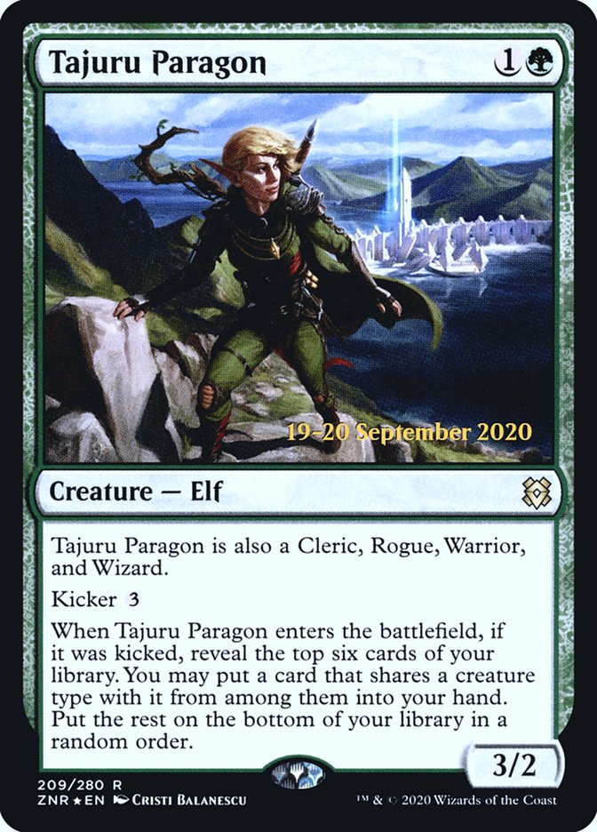 Tajuru Paragon [Zendikar Rising Prerelease Promos] | Jomio and Rueliete's Cards and Comics