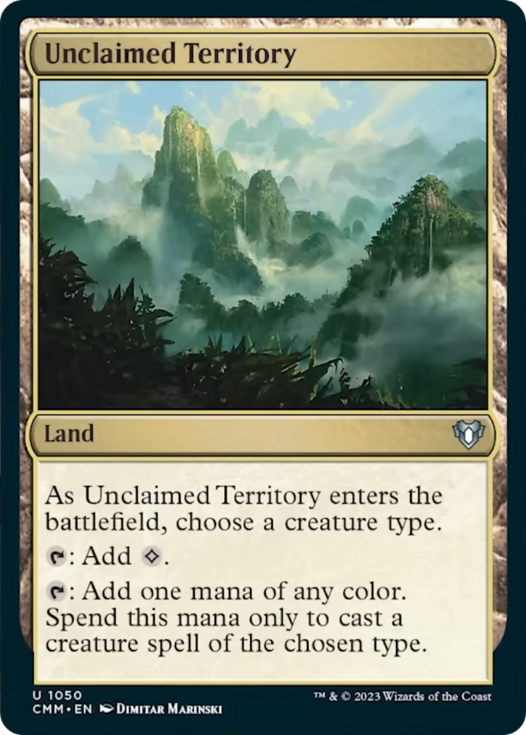 Unclaimed Territory [Commander Masters] | Jomio and Rueliete's Cards and Comics