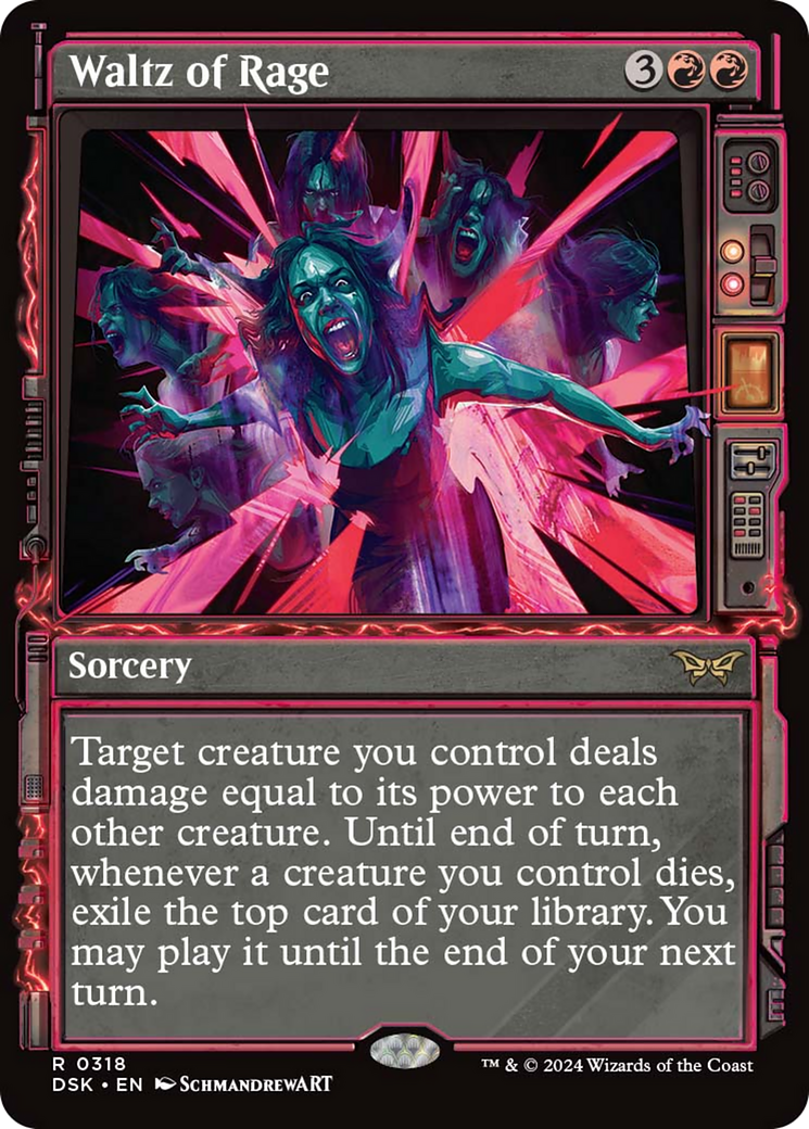 Waltz of Rage (Showcase) [Duskmourn: House of Horror] | Jomio and Rueliete's Cards and Comics