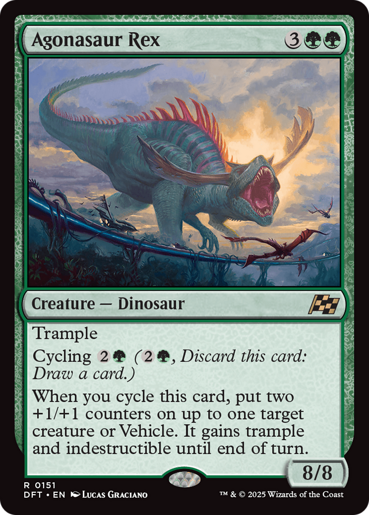 Agonasaur Rex [Aetherdrift] | Jomio and Rueliete's Cards and Comics