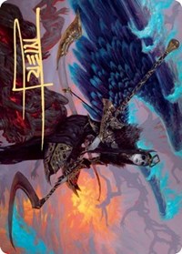 Eradicator Valkyrie Art Card (Gold-Stamped Signature) [Kaldheim Art Series] | Jomio and Rueliete's Cards and Comics