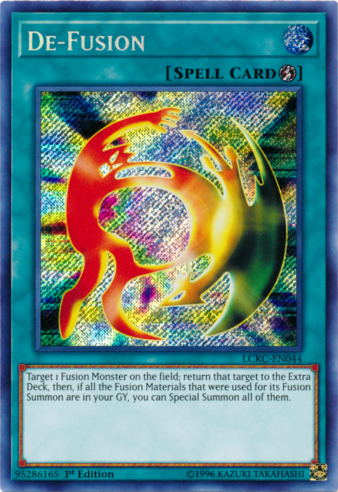 De-Fusion [LCKC-EN044] Secret Rare | Jomio and Rueliete's Cards and Comics
