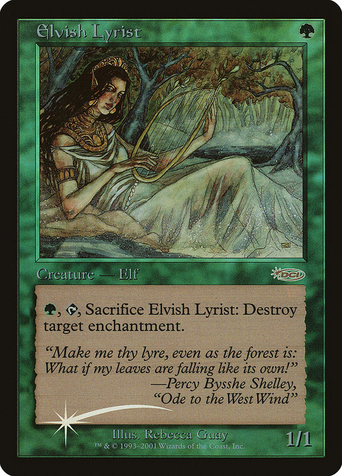 Elvish Lyrist [Junior Super Series] | Jomio and Rueliete's Cards and Comics