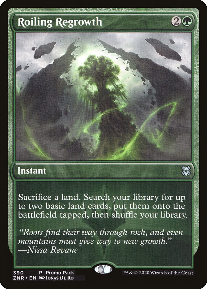 Roiling Regrowth (Promo Pack) [Zendikar Rising Promos] | Jomio and Rueliete's Cards and Comics