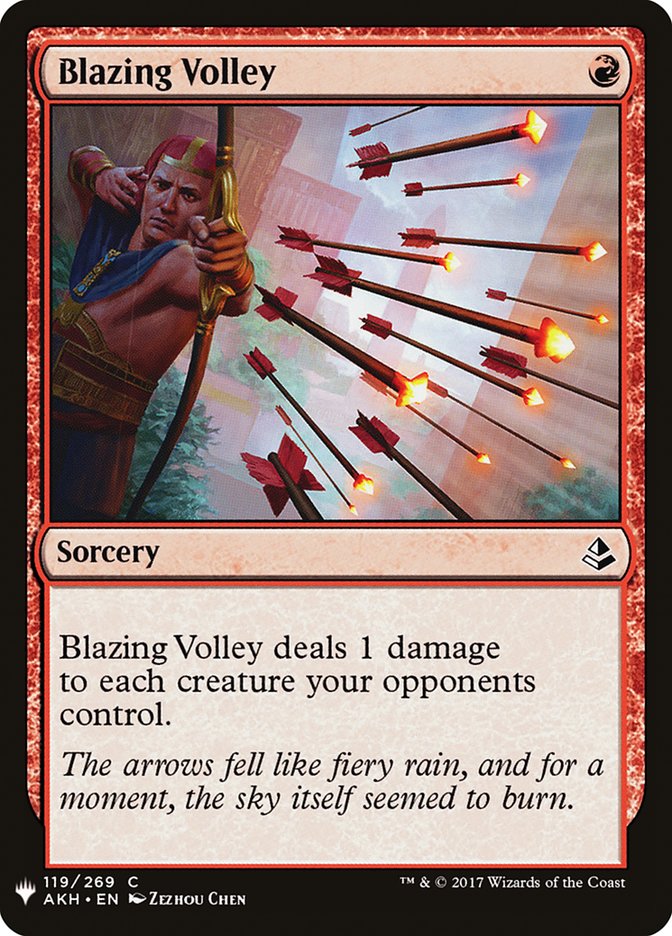 Blazing Volley [Mystery Booster] | Jomio and Rueliete's Cards and Comics