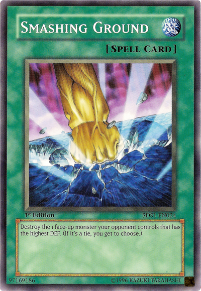 Smashing Ground [5DS1-EN024] Common | Jomio and Rueliete's Cards and Comics