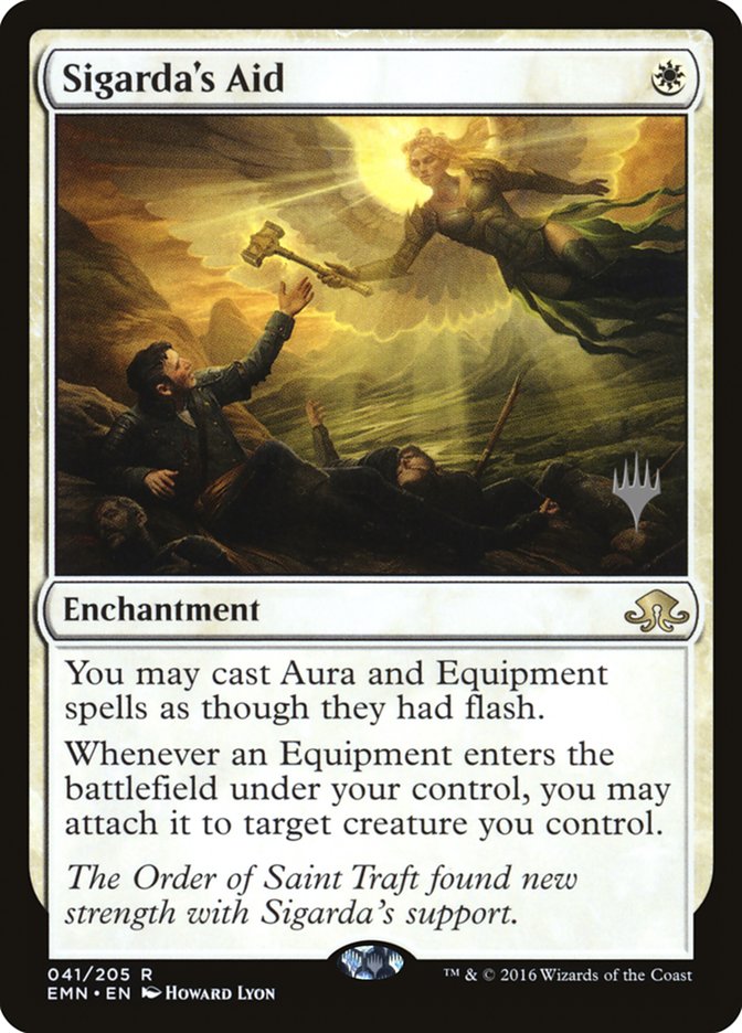 Sigarda's Aid (Promo Pack) [Eldritch Moon Promos] | Jomio and Rueliete's Cards and Comics