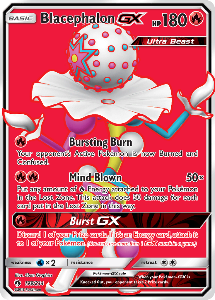 Blacephalon GX (199/214) [Sun & Moon: Lost Thunder] | Jomio and Rueliete's Cards and Comics