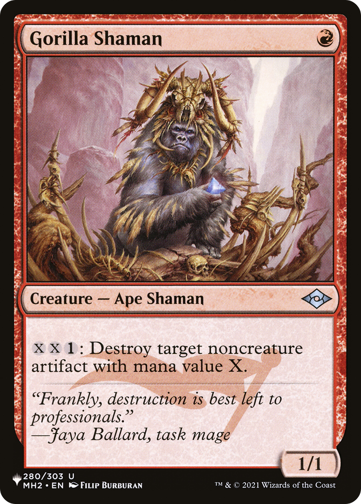 Gorilla Shaman [The List] | Jomio and Rueliete's Cards and Comics