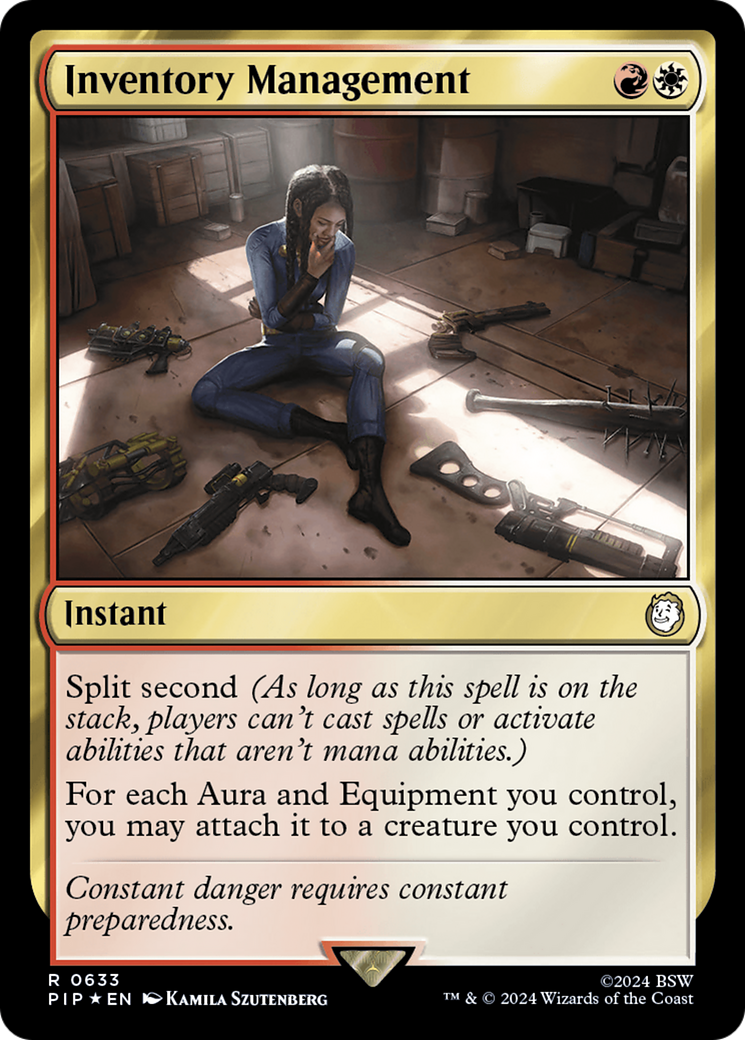 Inventory Management (Surge Foil) [Fallout] | Jomio and Rueliete's Cards and Comics
