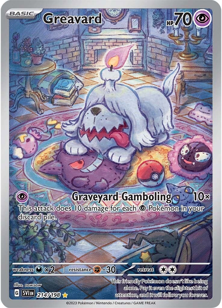 Greavard (214/198) [Scarlet & Violet: Base Set] | Jomio and Rueliete's Cards and Comics