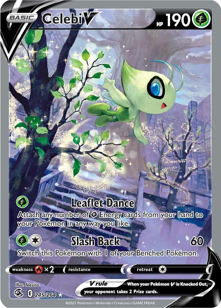 Celebi V (245/264) [Sword & Shield: Fusion Strike] | Jomio and Rueliete's Cards and Comics