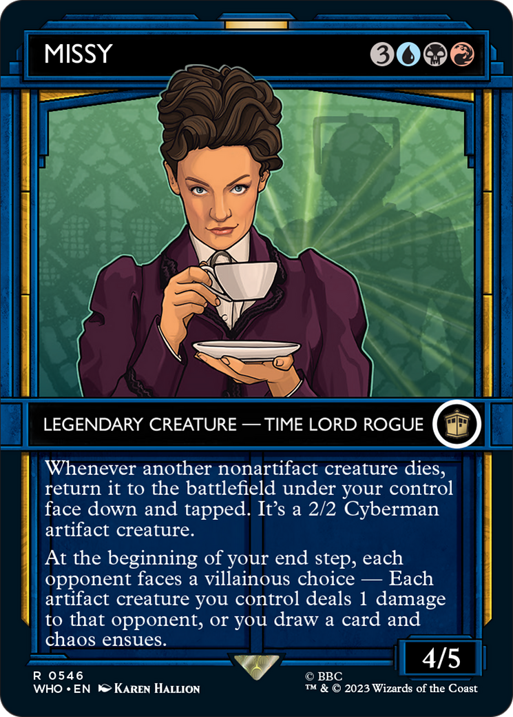 Missy (Showcase) [Doctor Who] | Jomio and Rueliete's Cards and Comics