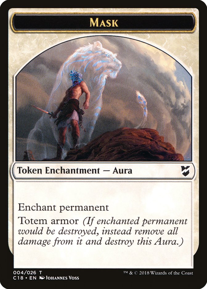Mask Token [Commander 2018 Tokens] | Jomio and Rueliete's Cards and Comics