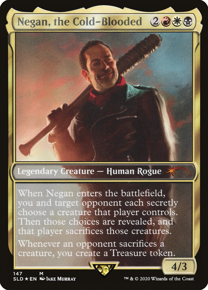 Negan, the Cold-Blooded [Secret Lair Drop Series] | Jomio and Rueliete's Cards and Comics