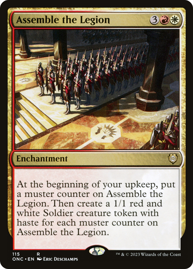 Assemble the Legion [Phyrexia: All Will Be One Commander] | Jomio and Rueliete's Cards and Comics