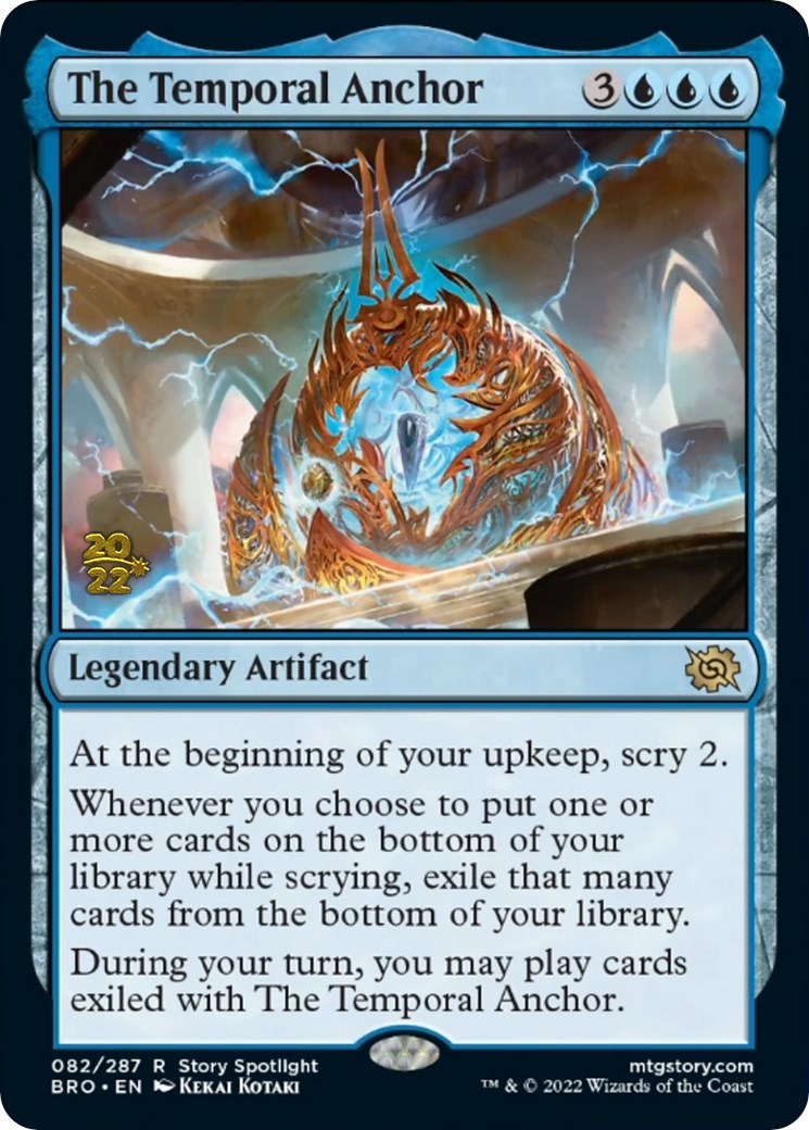 The Temporal Anchor [The Brothers' War Prerelease Promos] | Jomio and Rueliete's Cards and Comics