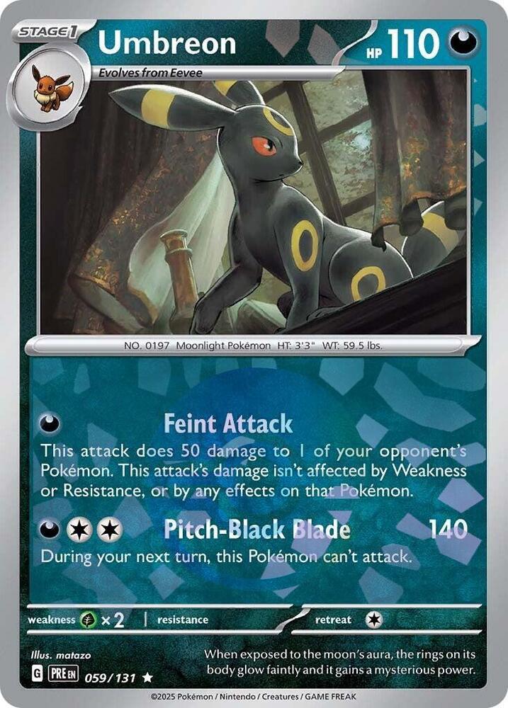 Umbreon (059/131) (Poke Ball Pattern) [Scarlet & Violet: Prismatic Evolutions] | Jomio and Rueliete's Cards and Comics