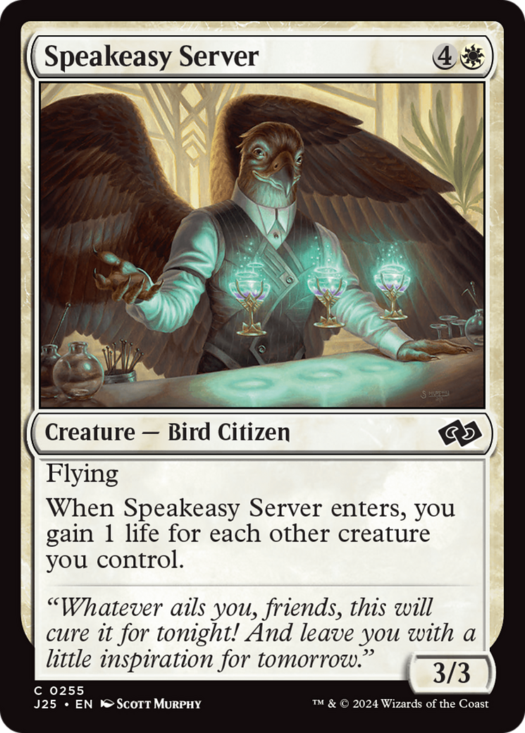 Speakeasy Server [Foundations Jumpstart] | Jomio and Rueliete's Cards and Comics