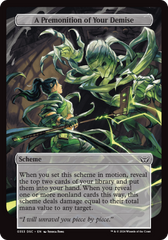 A Premonition of Your Demise (Full Art) [Duskmourn: Archenemy] | Jomio and Rueliete's Cards and Comics