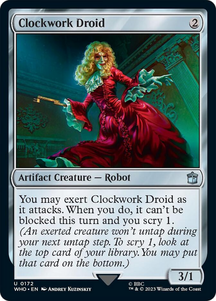 Clockwork Droid [Doctor Who] | Jomio and Rueliete's Cards and Comics