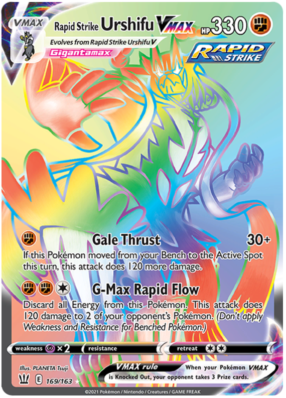 Rapid Strike Urshifu VMAX (169/163) [Sword & Shield: Battle Styles] | Jomio and Rueliete's Cards and Comics