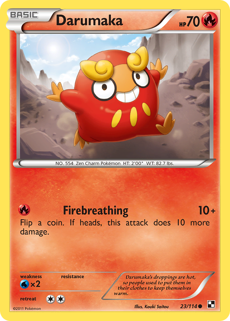 Darumaka (23/114) [Black & White: Base Set] | Jomio and Rueliete's Cards and Comics
